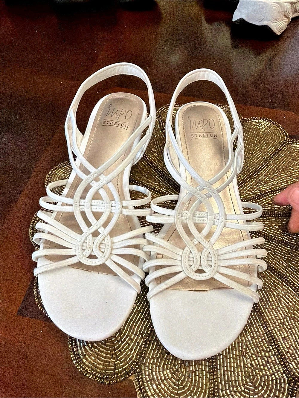 Madden Girl Strappy Heels in White Size US 10